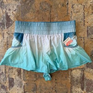 Free People Movement | Get Your Flirt On Shorts, Women's L | Cascade Combo | NWT